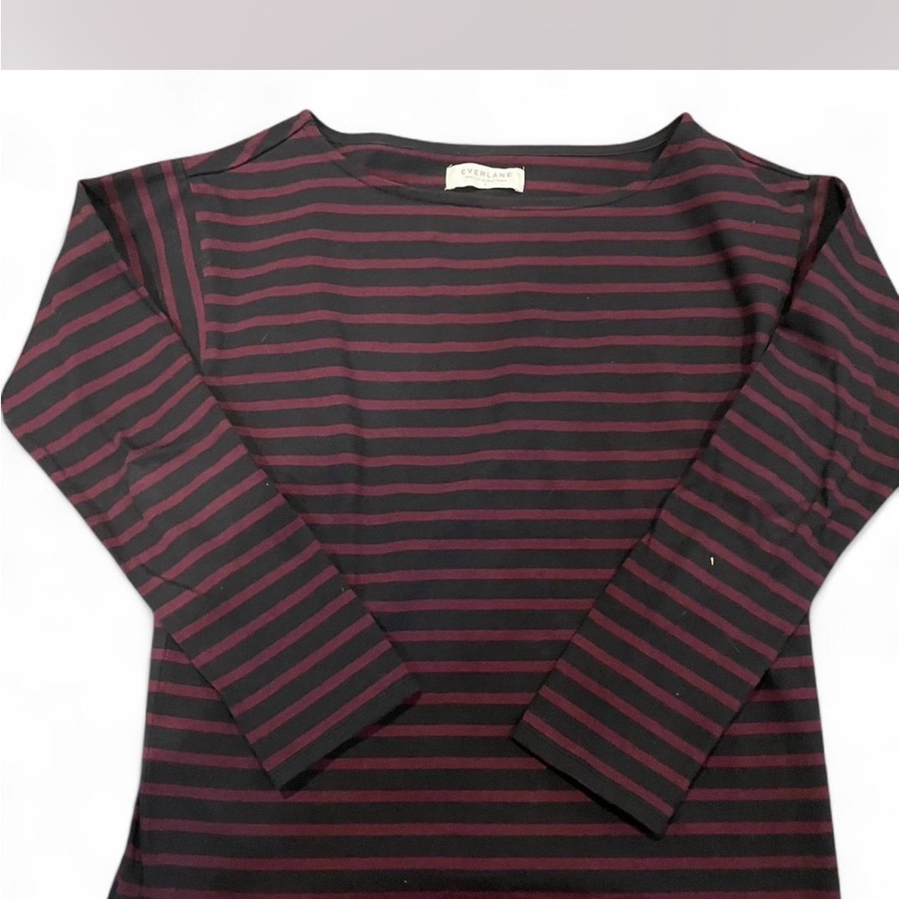 Everlane Striped Long Sleeve Top in size S
